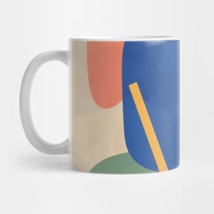 Nordic Scandi Colorful Abstract Shapes Mug